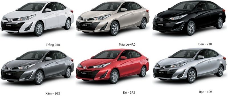 Xe ô tô 5 chỗ - Toyota Vios